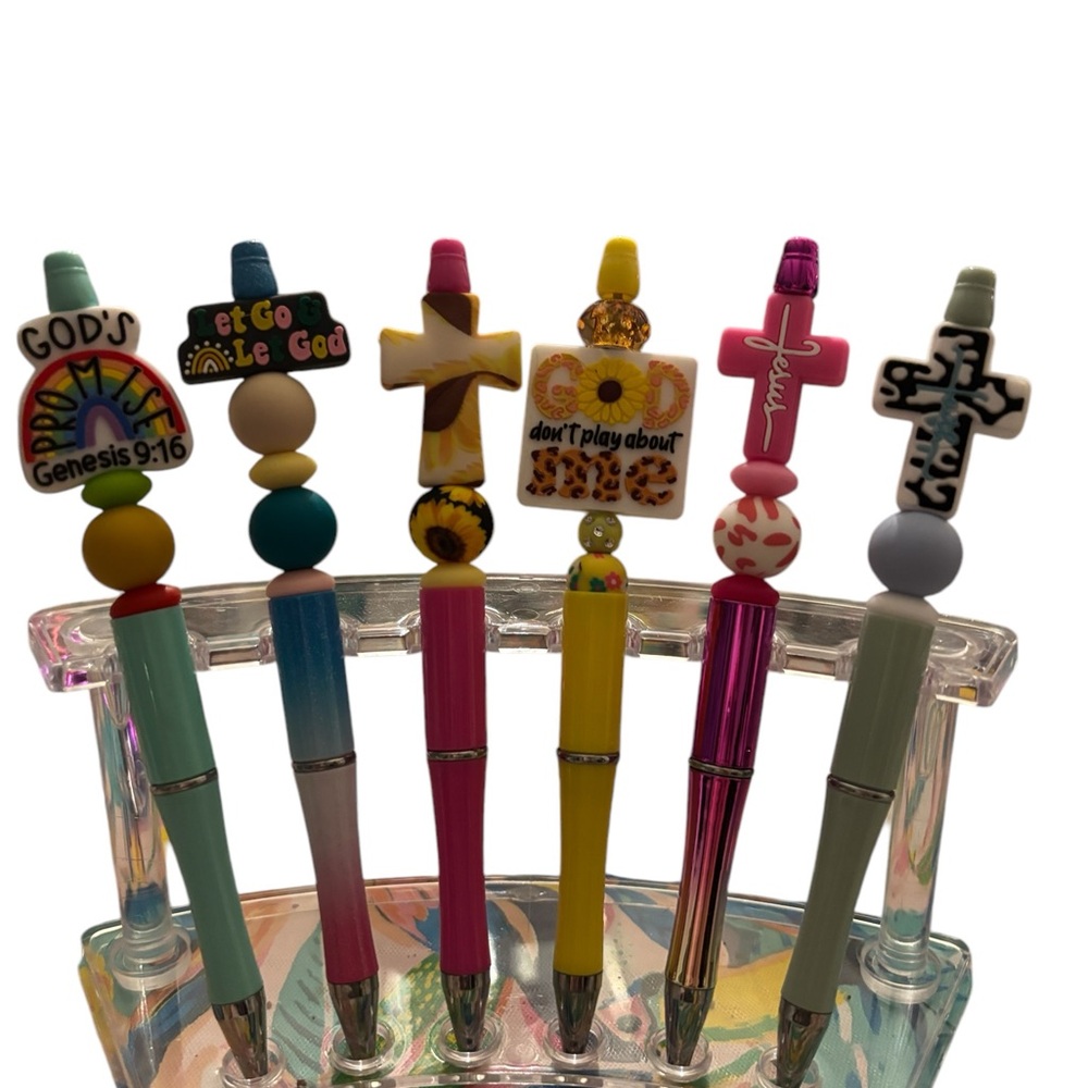 Colorful Kids Pen Set with Fun Toppers